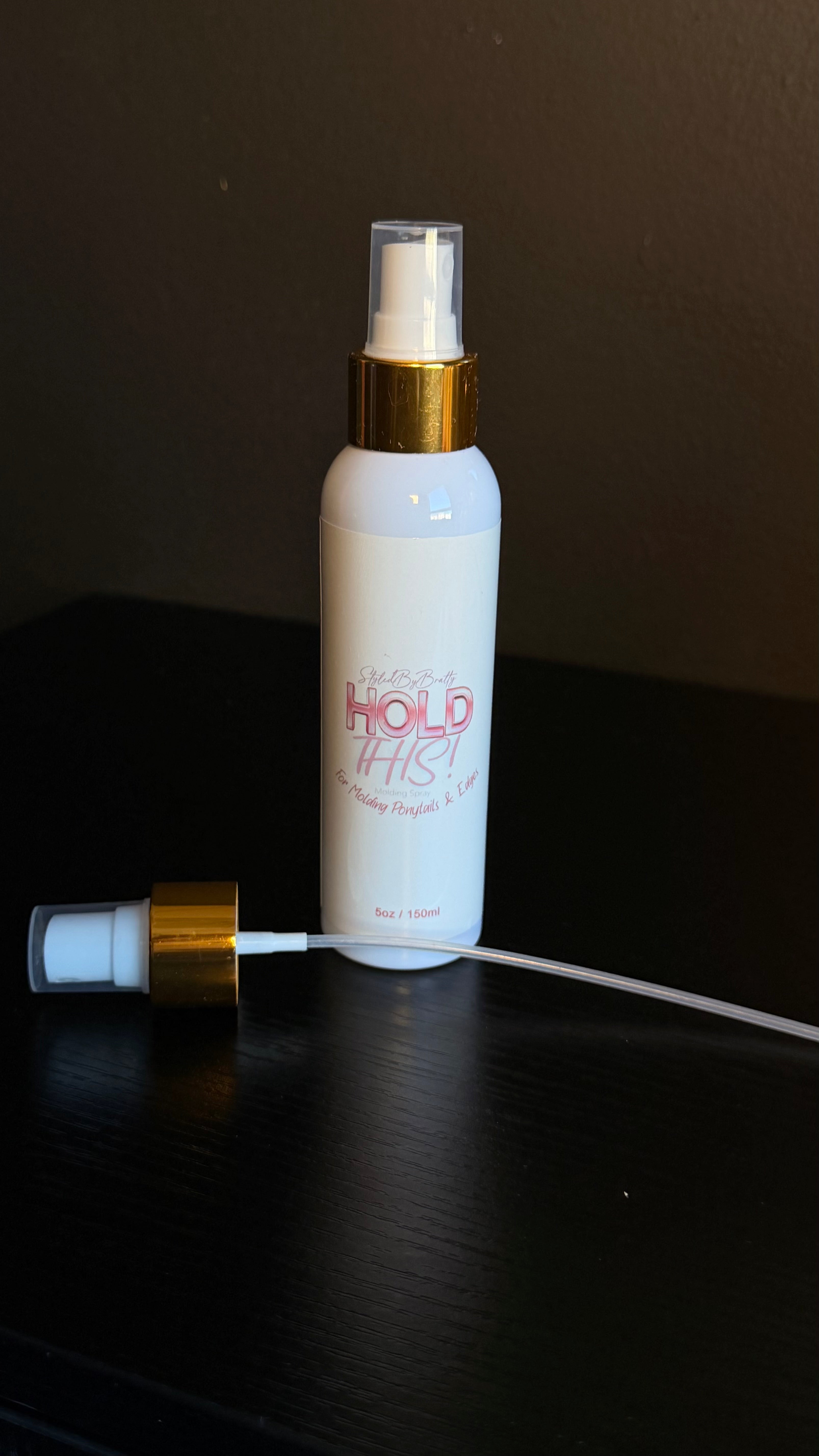 “Hold This” Molding Spray